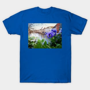 Alsace blue flowers T-Shirt